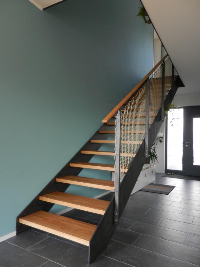 Kundenfoto von Staircase Safety Net by the m² (Made to Measure) 