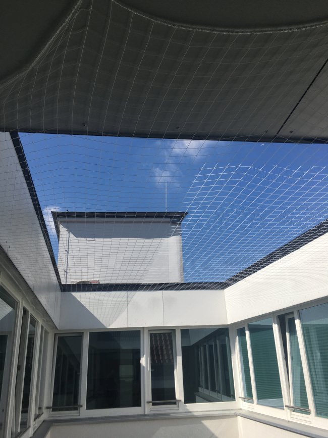 Kundenfoto von Taubenschutznetz per m² (nach Maß) 