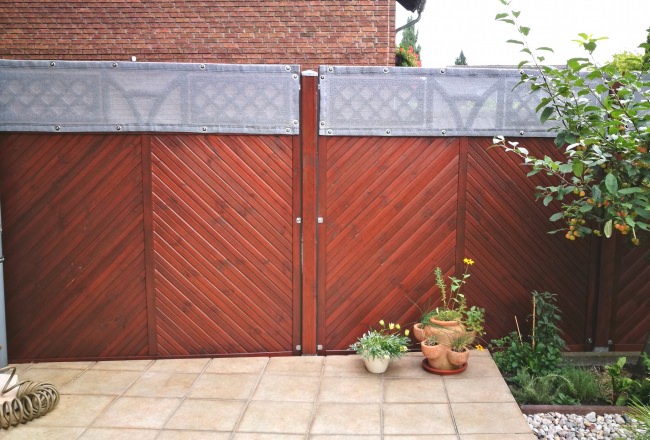 Kundenfoto von Windschutznetz nach Maß für Heim, Garten und Sport 