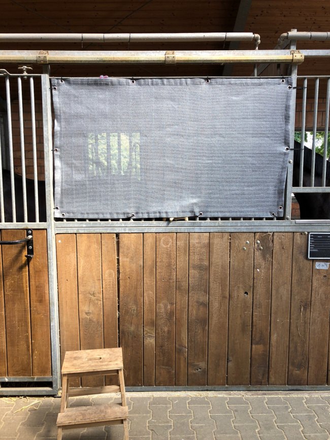 Kundenfoto von Windschutznetz nach Maß für Heim, Garten und Sport 