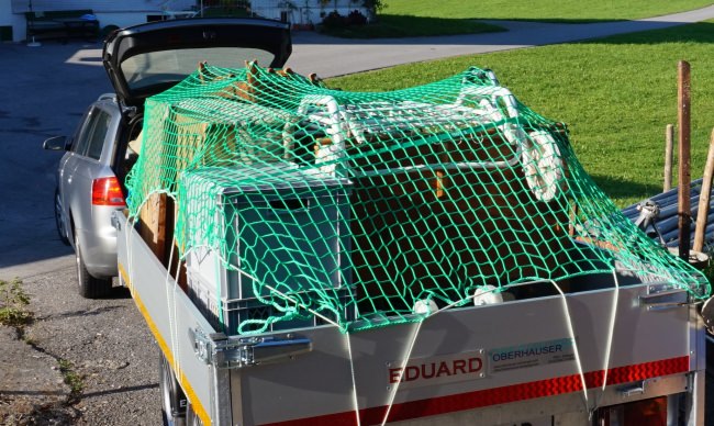 Kundenfoto von Trailer Netting Cover with DEKRA Certificate - 2.00 x 3.00 m 