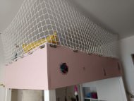 Custom-Made Bunk Bed Safety Net by the m² | Safetynet365