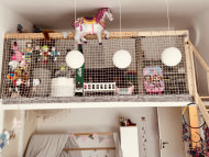 Custom-Made Bunk Bed Safety Net by the m² | Safetynet365