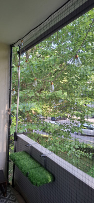 Cat Safety Net by the m² (Custom-Made) | Safetynet365