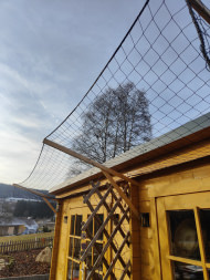 Climbing Plant Net by square meter (Custom-Made), Black | Safetynet365