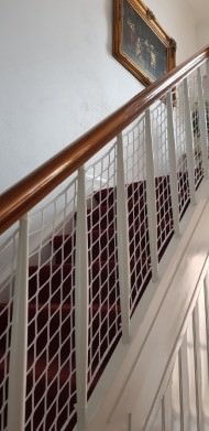 Staircase Safety Net by the m² (Made to Measure) | Safetynet365