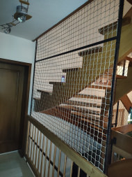 Staircase Safety Net by the m² (Made to Measure) | Safetynet365