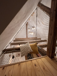 Staircase Safety Net by the m² (Made to Measure) | Safetynet365