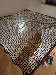 Kindergarten Safety Net by the m² (Custom-Made), Black | Safetynet365