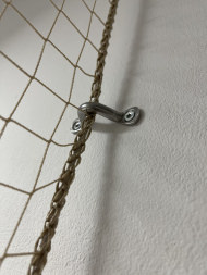 Nirosta stainless steel eye strap with drilled holes M6 | Safetynet365