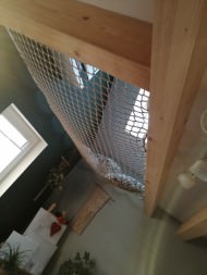 Staircase Fall Safety Net by the m² (Custom-Made) | Safetynet365