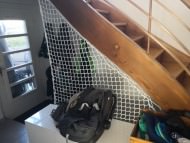 Staircase Fall Safety Net by the m² (Custom-Made) | Safetynet365