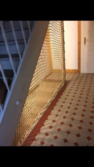 Staircase Safety Net by the m² (Made to Measure) | Safetynet365