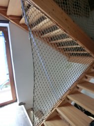 Sicherheitsnetz für Treppen/Treppenhäuser per m² | Schutznetze24