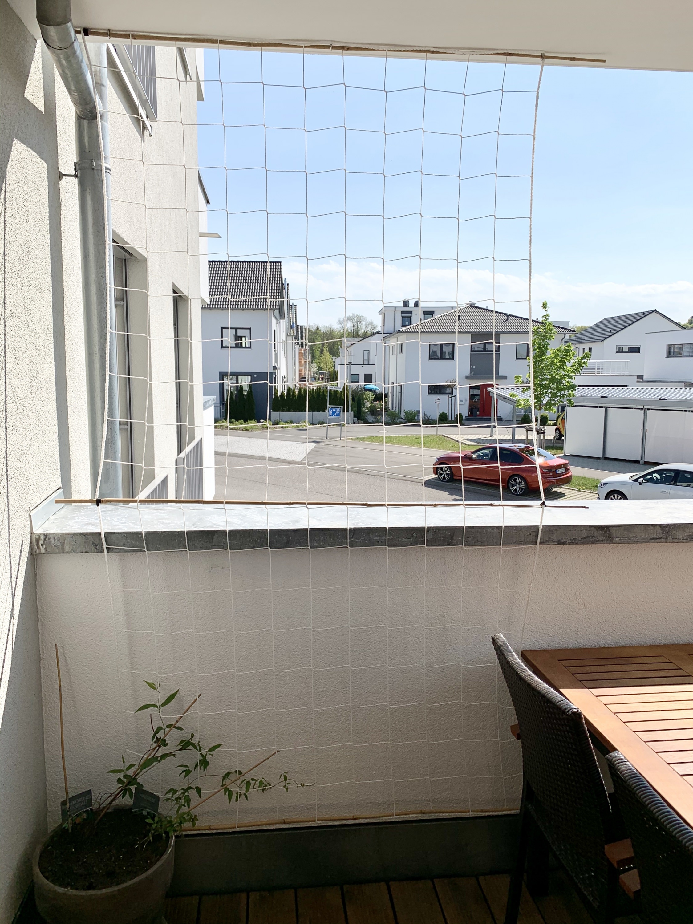 langlebig mit Haken Mehrzweck-Blume Klettern 40 x 40 cm ZSooner Ranknetz für Haus Balkon verstellbar für Gemüse Garten Garten 