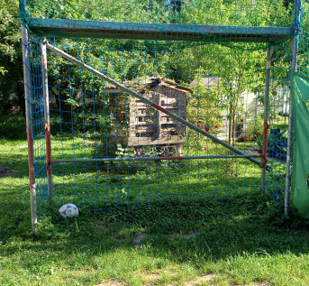 Wir haben erst mal 1 Netz für unser selbstgebautes Fußballtor be  -  5/28/2026