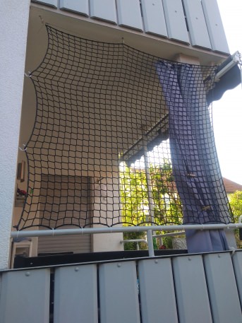 Balkon-Sicherheitsnetz per m² (nach Maß) | Schutznetze24