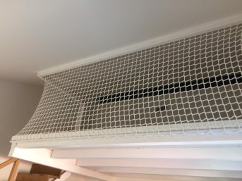 Sicherheitsnetz fr Treppen/Treppenhuser per m | Schutznetze24