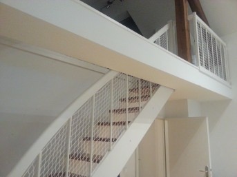 Treppenhaus-Sicherungsnetz per m² (nach Maß) | Schutznetze24