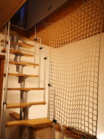 Sicherheitsnetz für Treppen/Treppenhäuser per m² | Schutznetze24