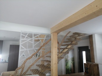 Sicherheitsnetz fr Treppen/Treppenhuser per m | Schutznetze24