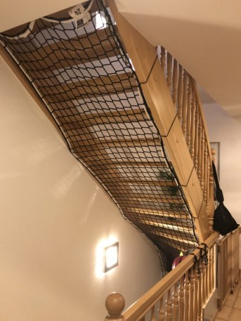 Auffangnetz fr Treppenaugen nach Ma | Schutznetze24
