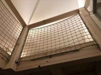 Treppenhaus-Sicherungsnetz per m² (nach Maß) | Schutznetze24
