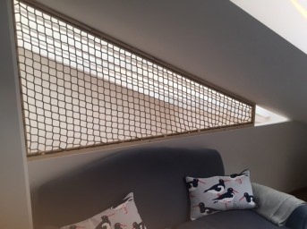 Sicherheitsnetz fr Treppen/Treppenhuser per m | Schutznetze24