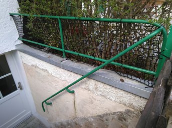 Balkon-Sicherheitsnetz per m² (nach Maß) | Schutznetze24