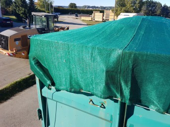 Container-Abdeckplane 3,00 x 8,00 m, dunkelgrn | Schutznetze24